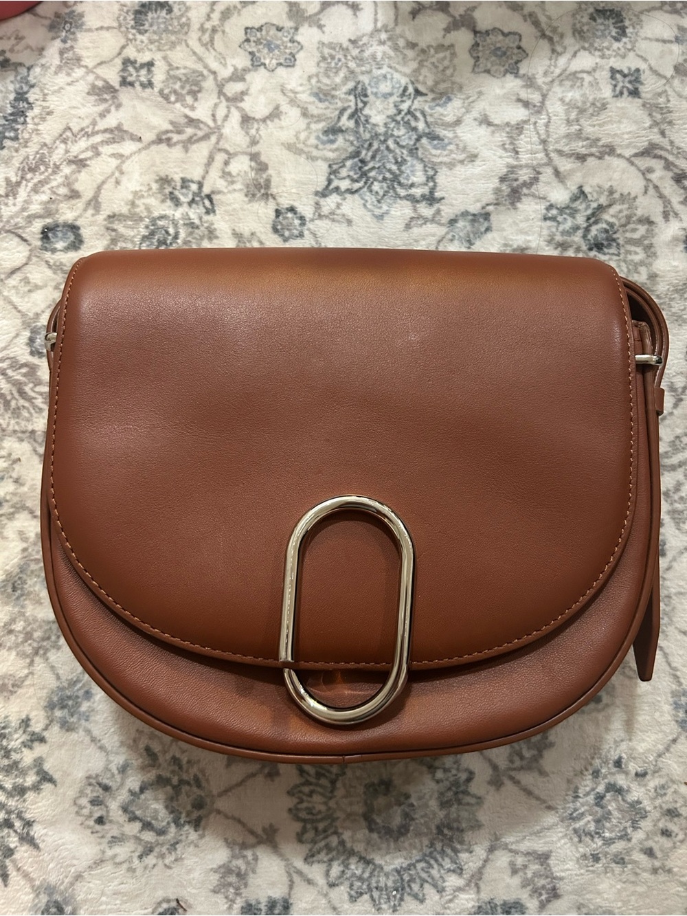 3.1 Phillip Lim Saddle Crossbody in Warm Brown with Brass Accent